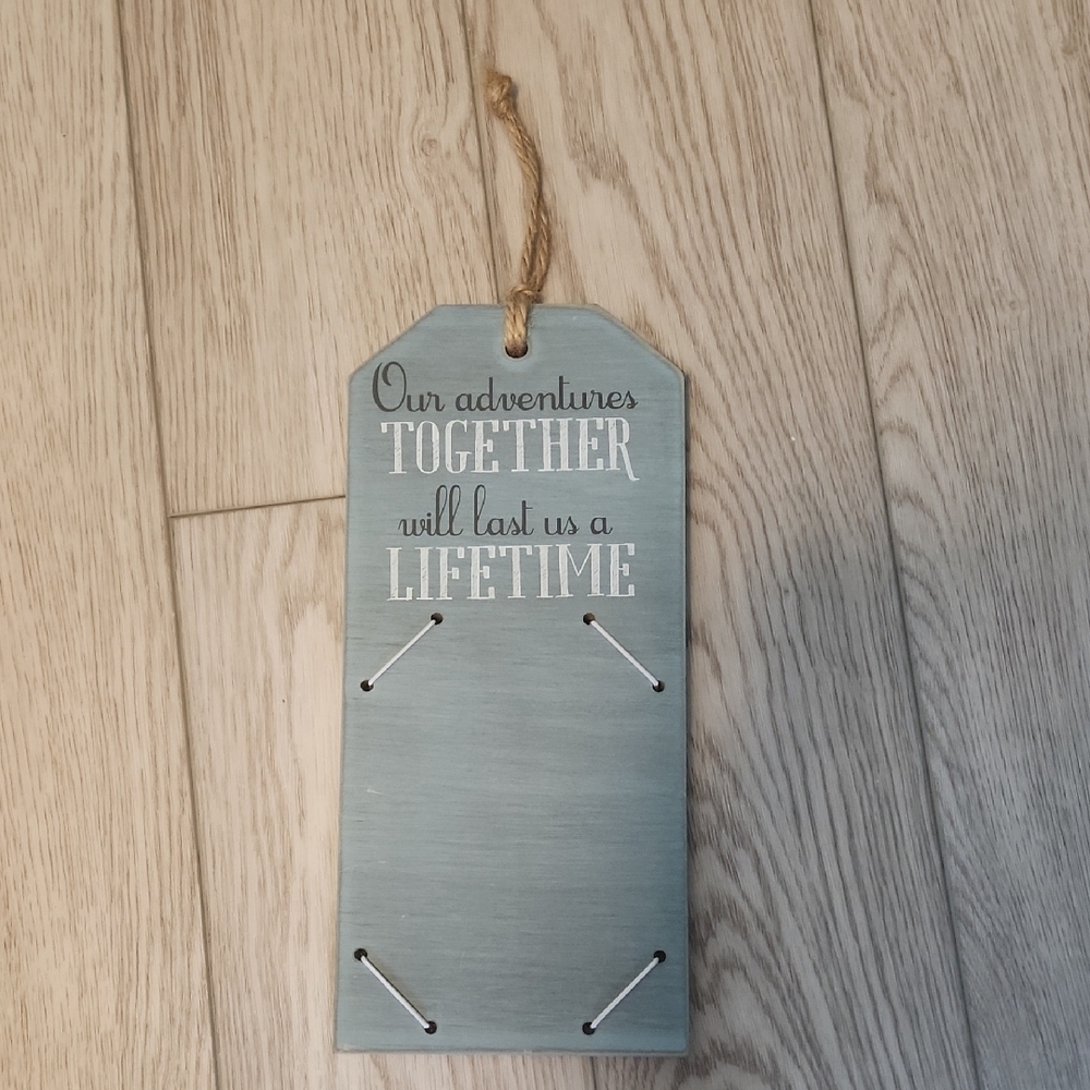 Rustic Blue Photo Decor